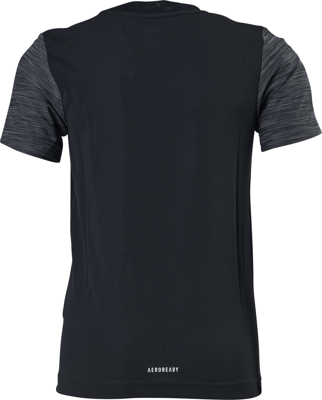 Boys Aeroready Heather Tee Black / Grey Four / White - Bild 3