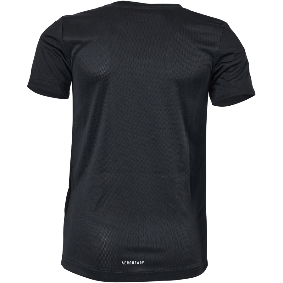 Adidas Boys D2M Big Logo T-Shirt Black / White - Bild 3