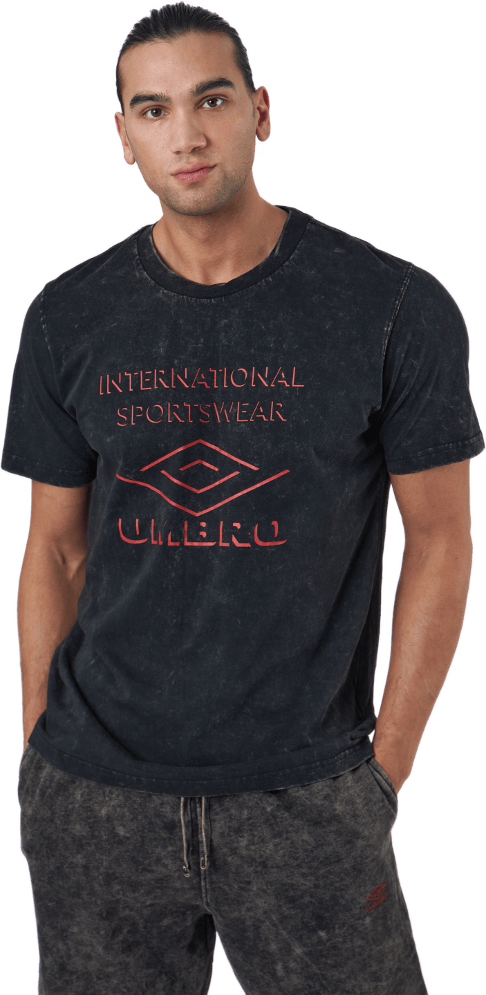 Large Logo Tee Black, Male, Abbigliamento, Maglietta, Nero, S