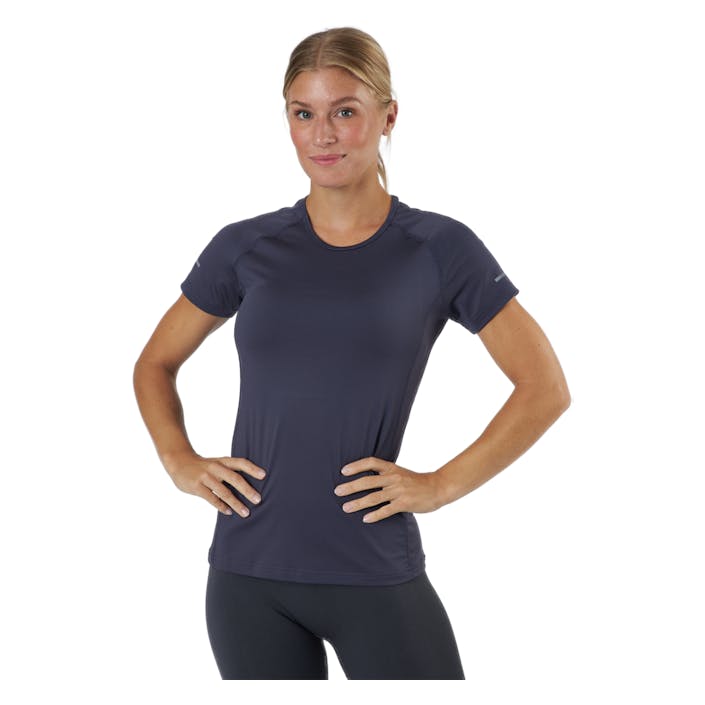 Maia Tee Blue, Female, Apparels, T-shirt, Running, Blue, XS