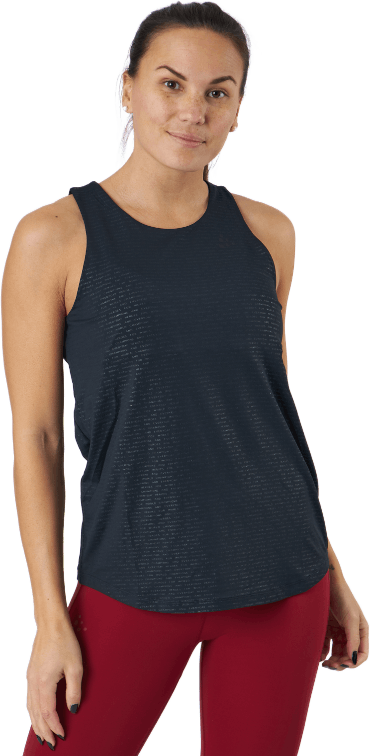 Faun Openback Singlet W Black, Female, Apparels, Tops, Workout, Black, L