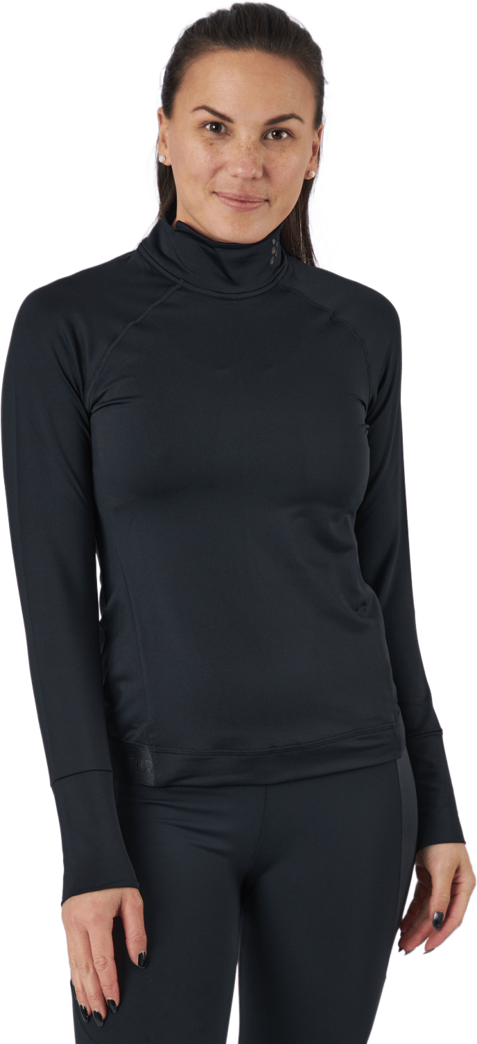 Faun Ls Top W Black, Female, Vêtements, Chemises, Entraînement, Noir, M