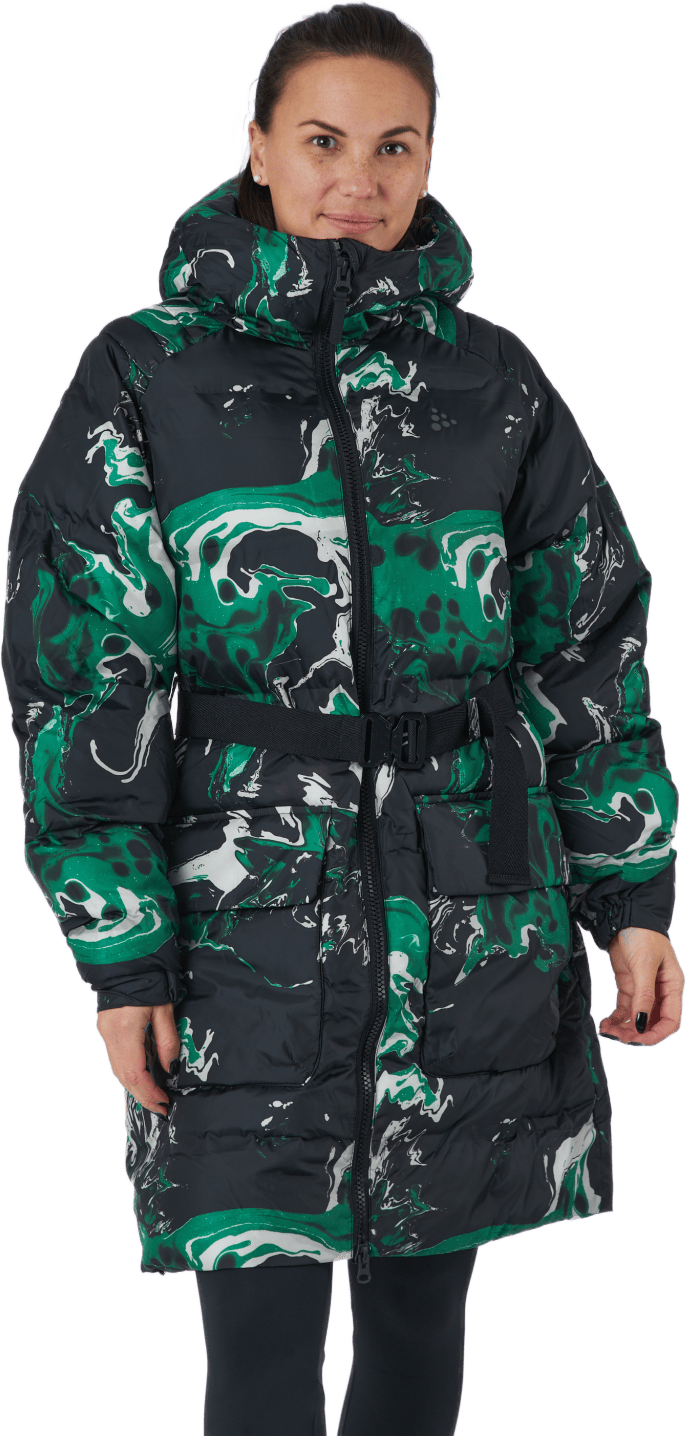 Faun Padded Parka W Multi-sap, Female, Apparels, jackets, Multi color, L