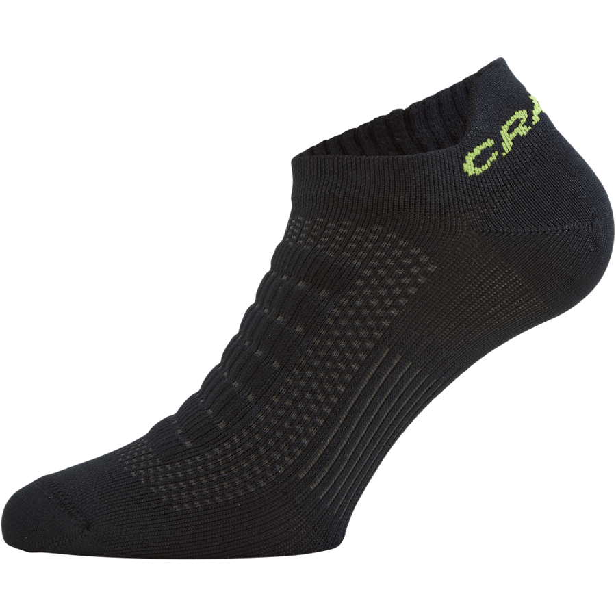 Adv Dry Mid Shaftless Sock Black