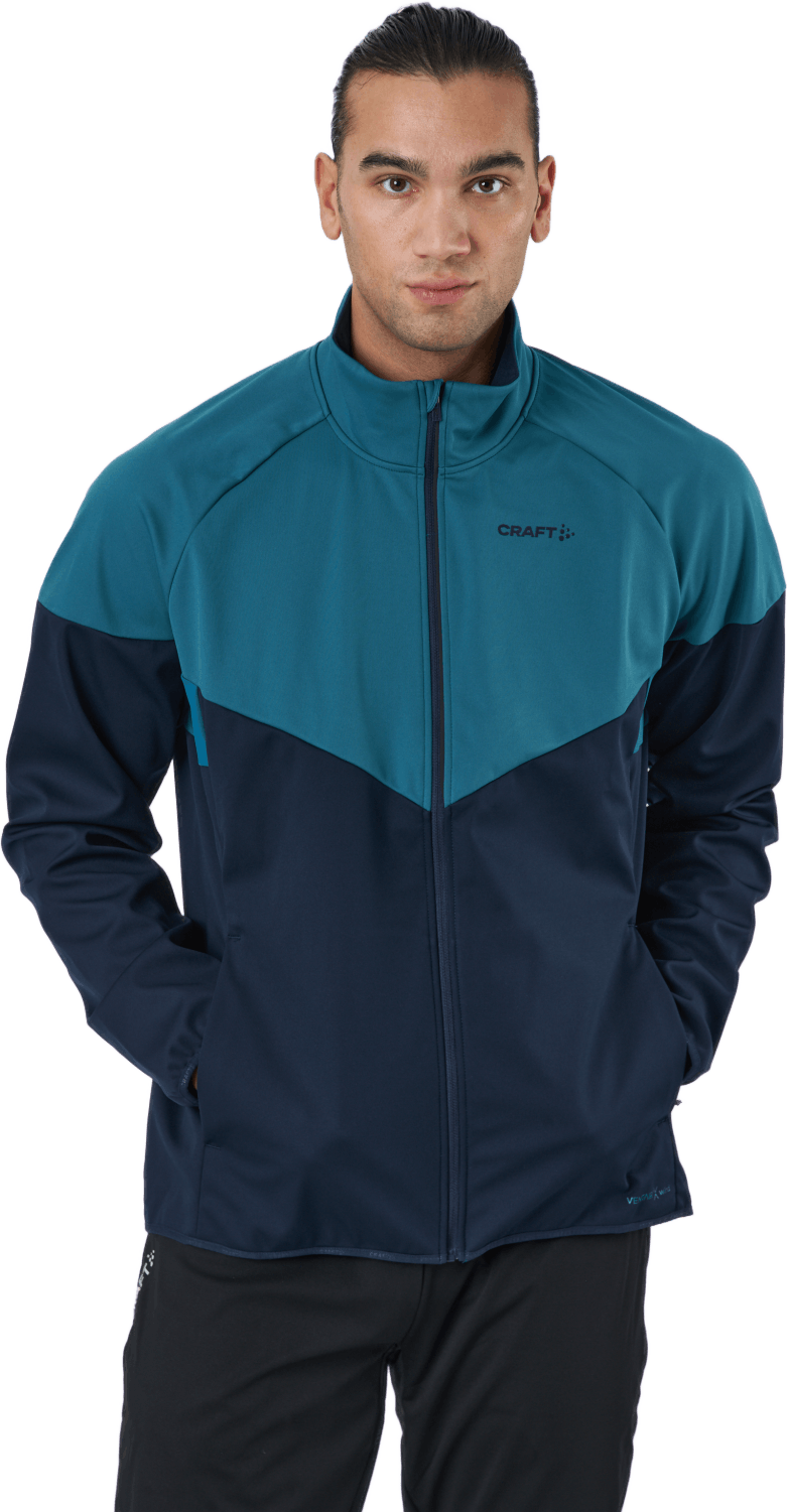 Glide Block Jkt M Universe-blaze, Male, Odevy, bundy, Beží, Modrá, M