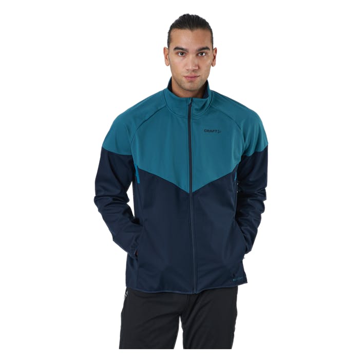 Glide Block Jkt M Universe-blaze, Male, Odevy, bundy, Beží, Modrá, M