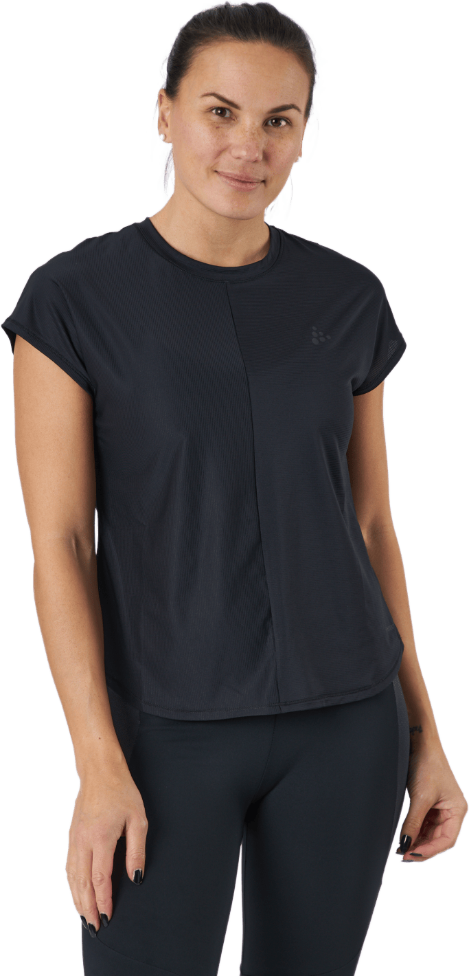 Core Charge Rib Tee W Black