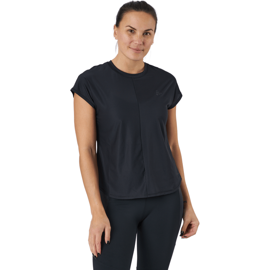 Core Charge Rib Tee W Black