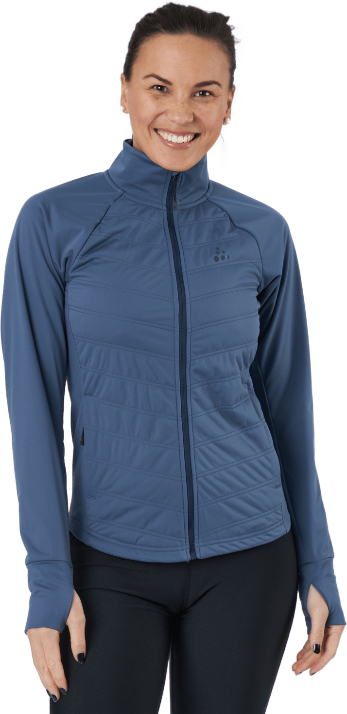Adv Charge Warm Jacket W Saphire, Female, Apparels, jackets, Workout, Blue, XS