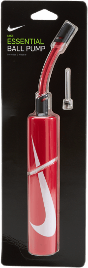 Nike Essential Ball Pump Intl University Red/white/white, Unisex, Apparatuur, Trainingsapparatuur, Basketbal, Rood, ONESIZE