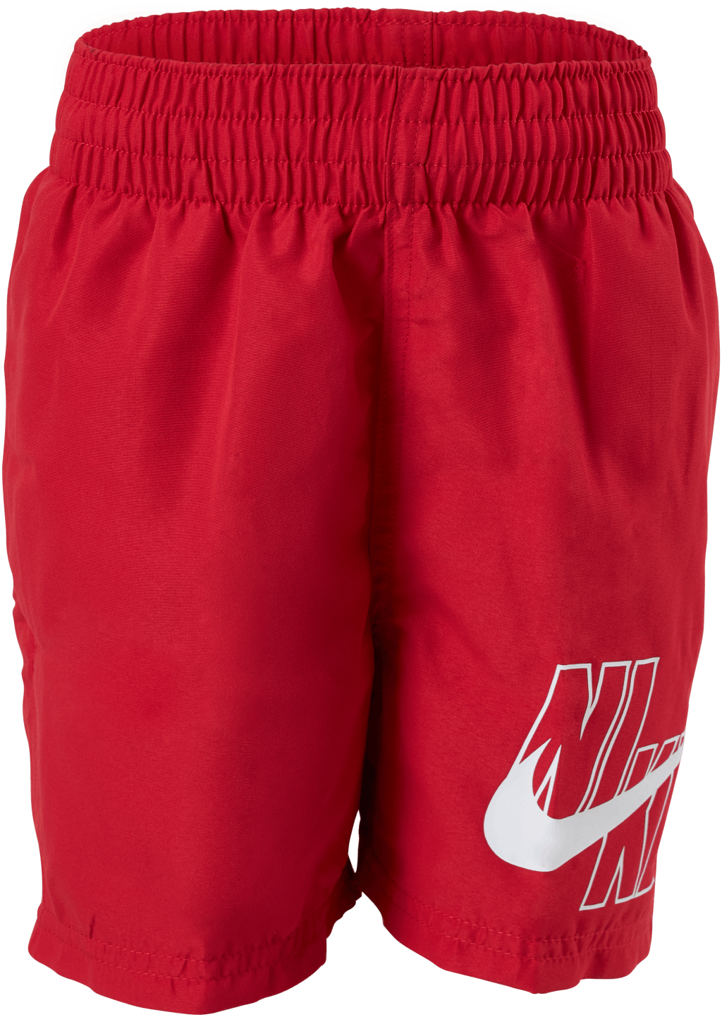 Nike Logo Solid 4" Volley Shor University Red, Unisex, Vaatteet, uimavaatteet, Uima, Punainen, XS
