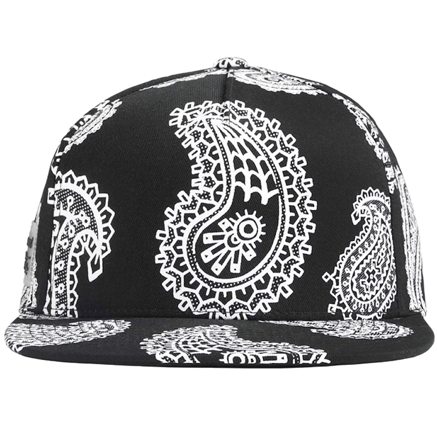 Vides Paisley Snapback Blk