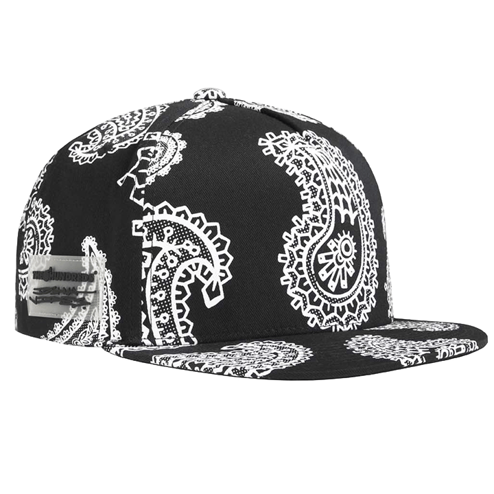 Vides Paisley Snapback Blk - Bild 3