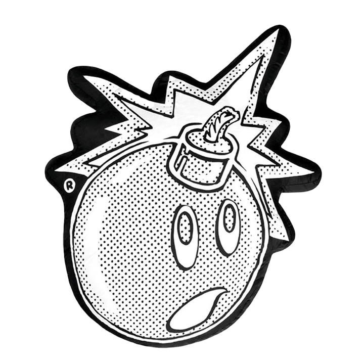 Vides Adam Bomb Pillow Blk