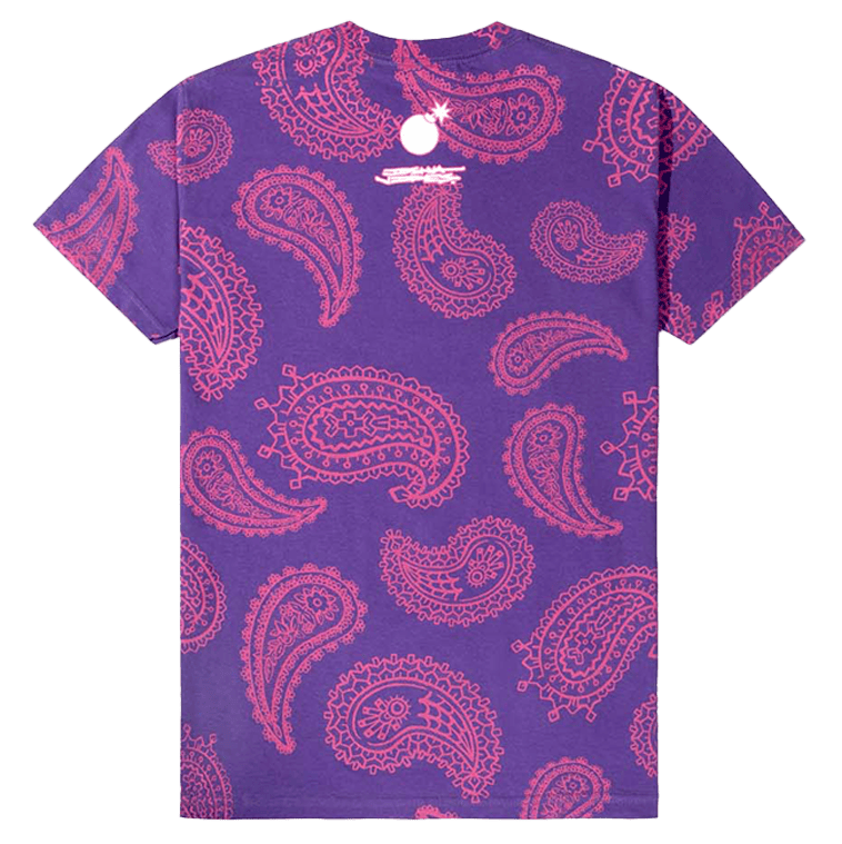 Vides Paisley T-shirt Pur - Bild 2