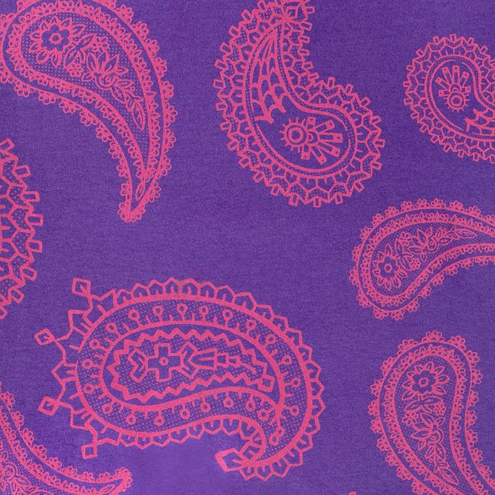 Vides Paisley T-shirt Pur - Bild 3