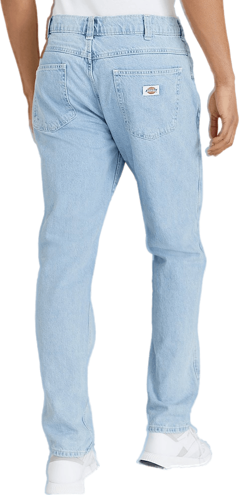 Houston Denim Vintage Aged Blue, Male, Ropa, Bottoms, Azul, 33/32