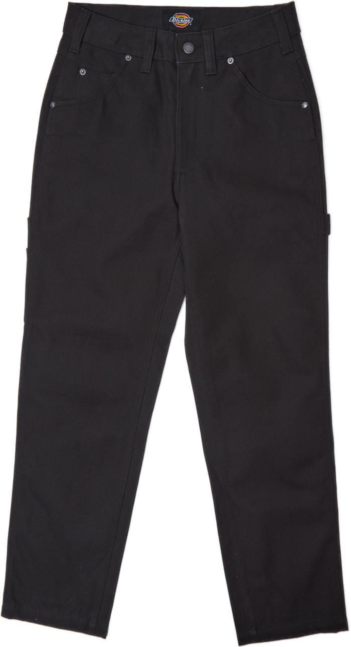 Dickies Dc Carpenter Pant W Black, Female, Apparels, Bottoms, Black, W27