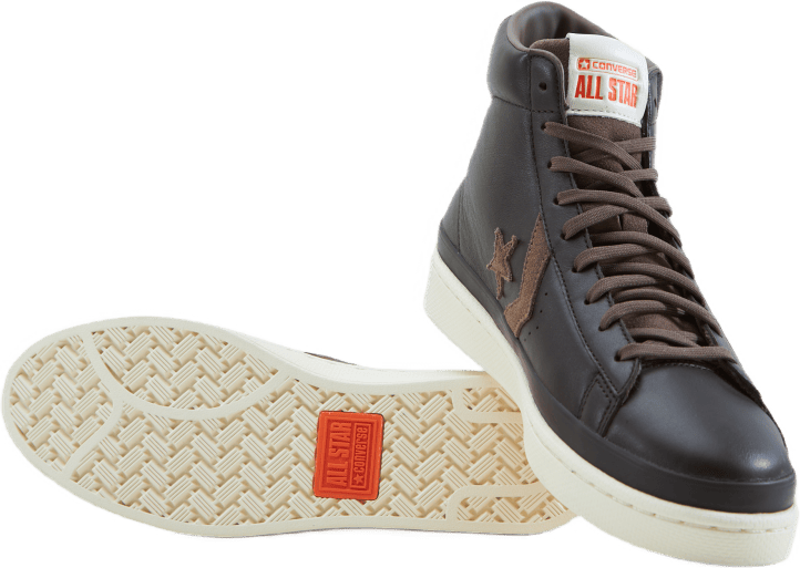 converse pro leather brown