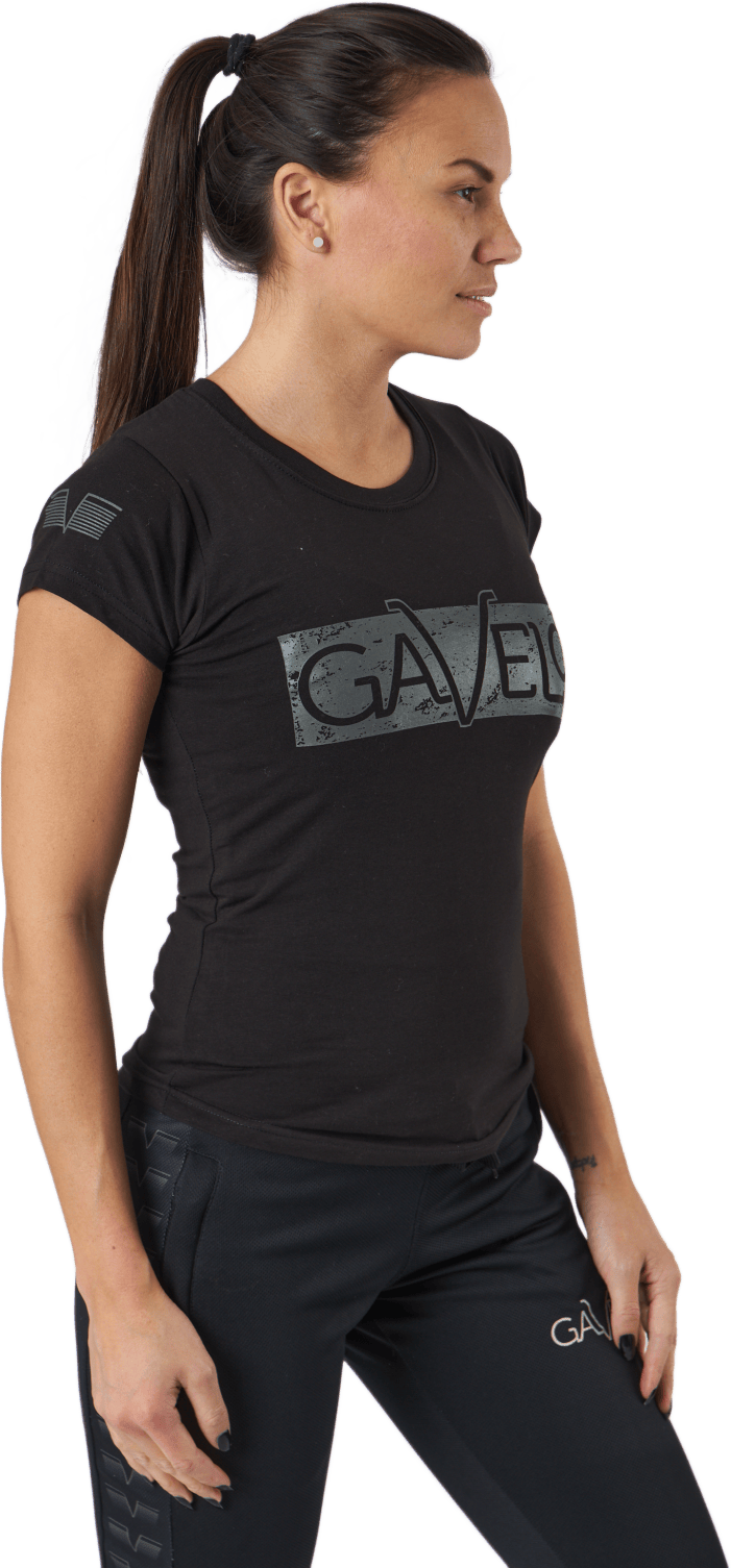 W Black Grey Logo T-shirt Black - Bild 2