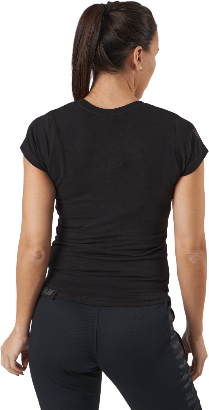 W Black Grey Logo T-shirt Black - Bild 3