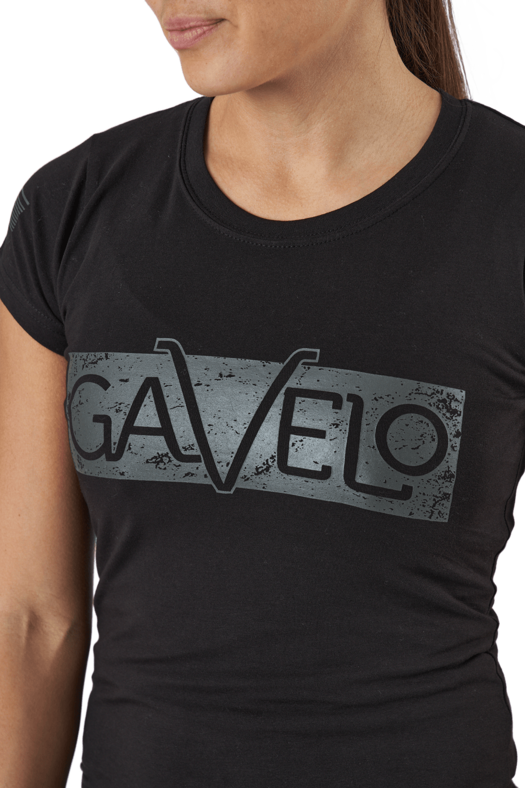 W Black Grey Logo T-shirt Black - Bild 4