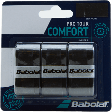 Pro Tour Grip 3-pack Black, Unisex, Utrustning, racketar, Svart, ONESIZE