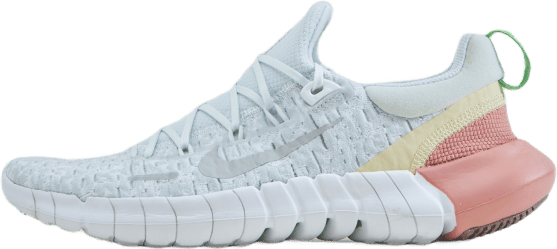 Free Run 5.0 Off White/Grey Fog-White, Male, Buty, Buty do biegania, Bieganie, Biały, EU 43