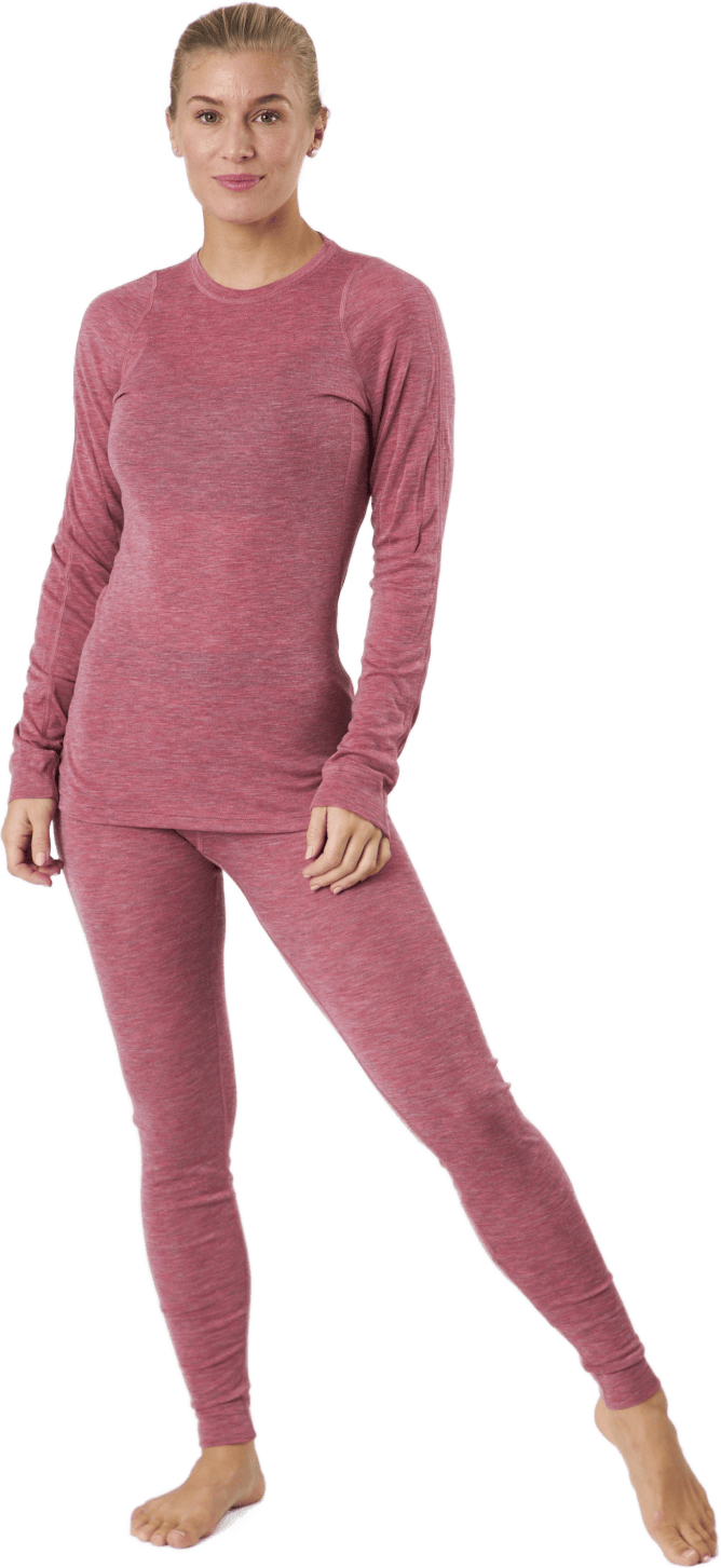 Core Wool Merino Set W Rose-melange, Female, Ropa, capas base, Alpinismo, Rosa, L