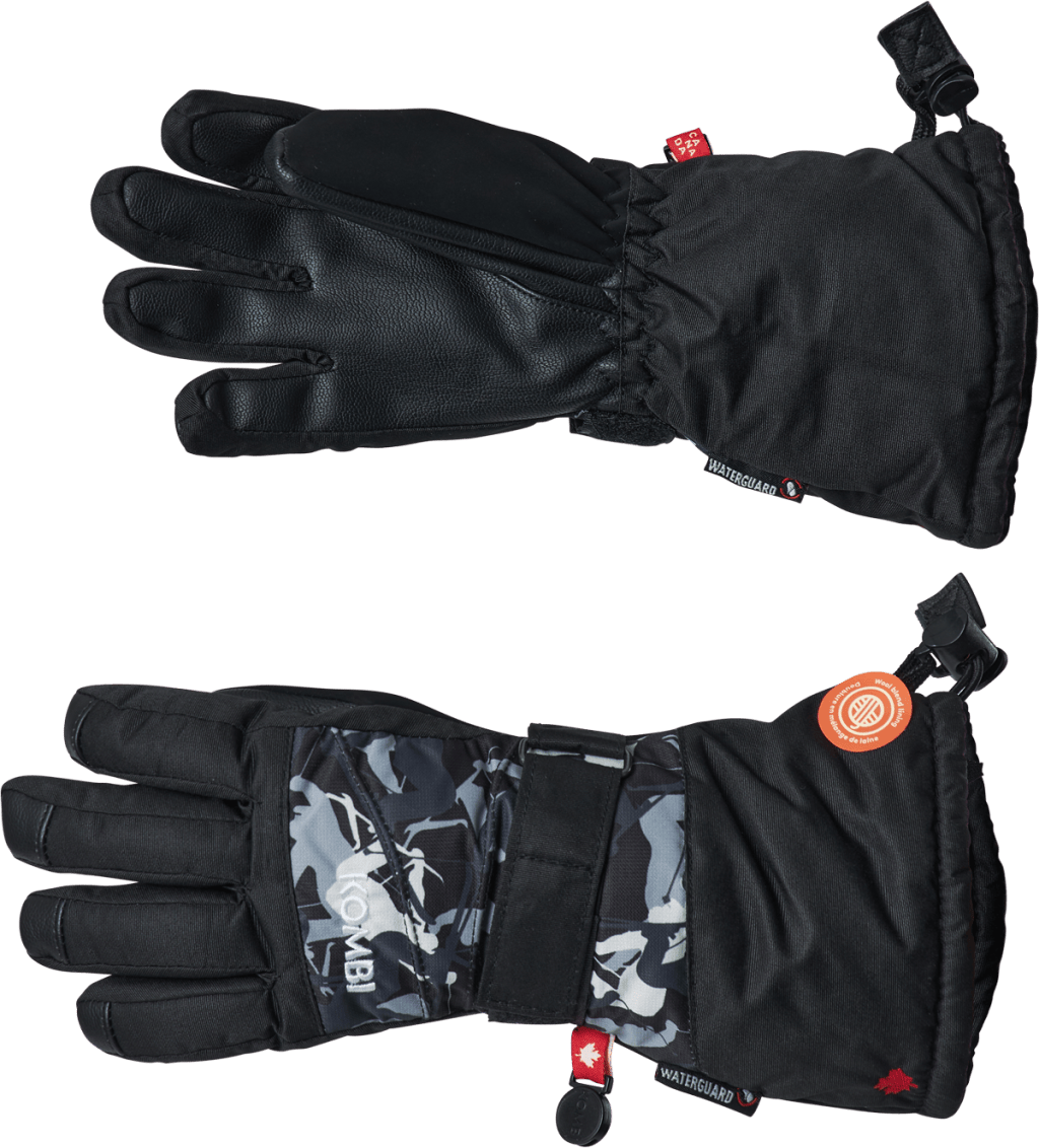 Mezzo Junior Glove Skier Camo, Unisex, Kläder, hattar och kepsar, Alpina sporter, Svart, XL