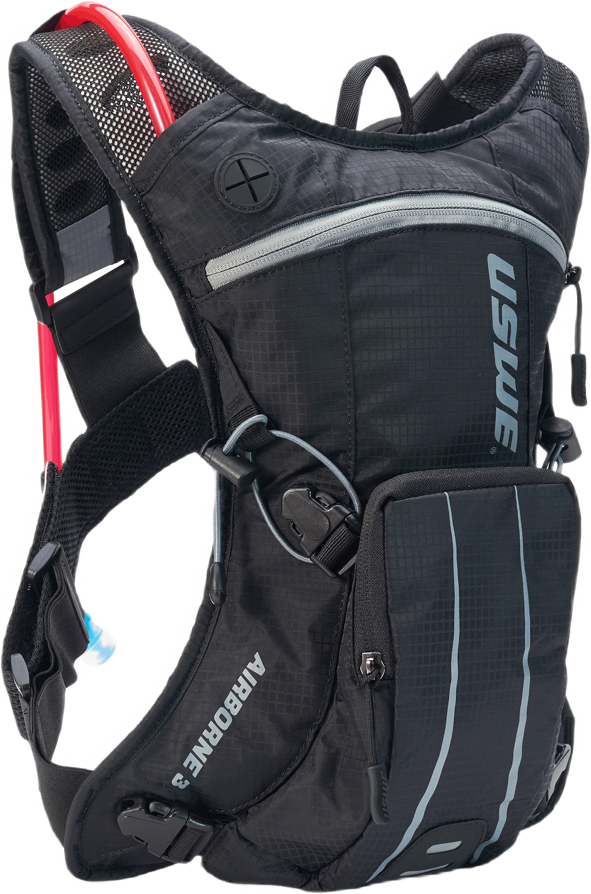 Airborne 3 2l Black/grey, Unisex, Equipment, bags & backpacks, Black, ONESIZE