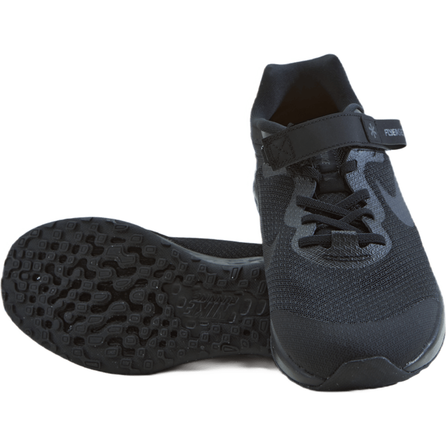 Revolution 6 FlyEase Big Kids' Easy On/Off Road Running Shoes BLACK/BLACK-DK SMOKE GREY - Bild 7