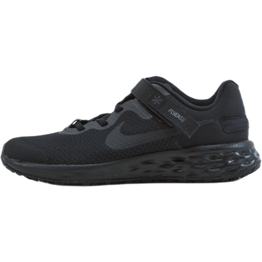 Revolution 6 FlyEase Little Kids’ Shoe BLACK/BLACK-DK SMOKE GREY
