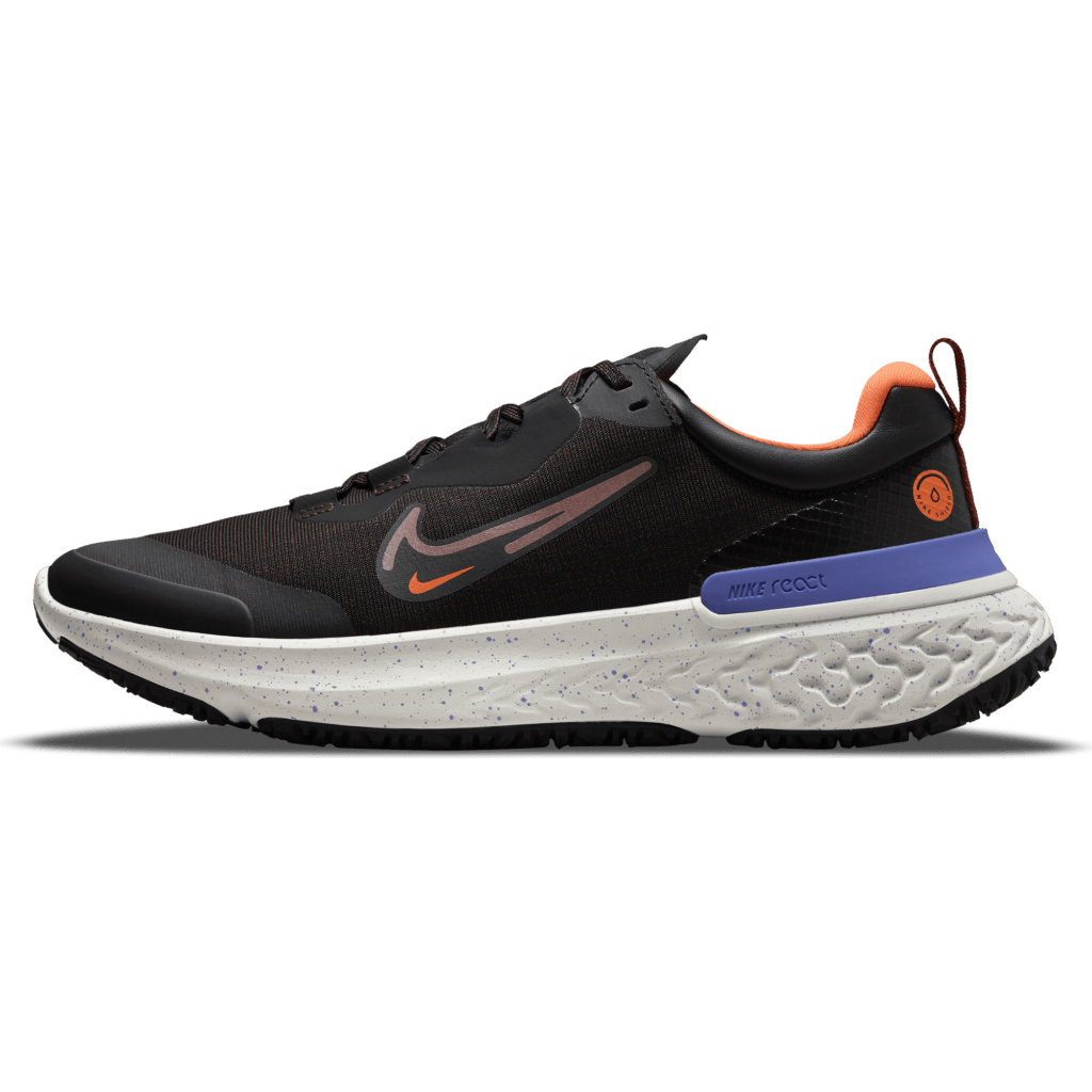 React Miler 2 Shield Men's Run Black/redstone-total Orange-in, Male, Shoes, Running shoes, Running, Black, EU 44,5 (UK 9,5)