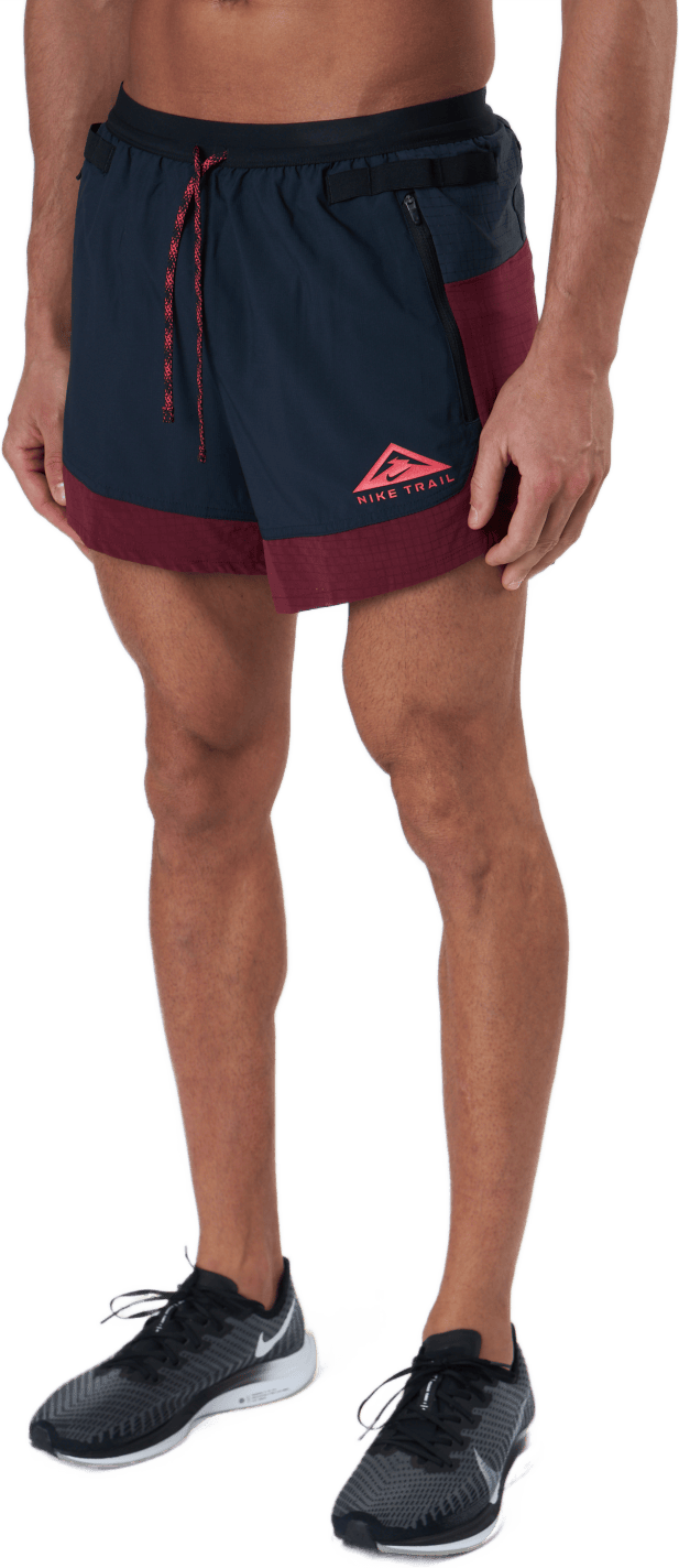 Dri-fit Flex Stride Men's Trai Dark Beetroot/dark Obsidian/fu, Male, Kläder, Shorts, Löpning, Blå, L