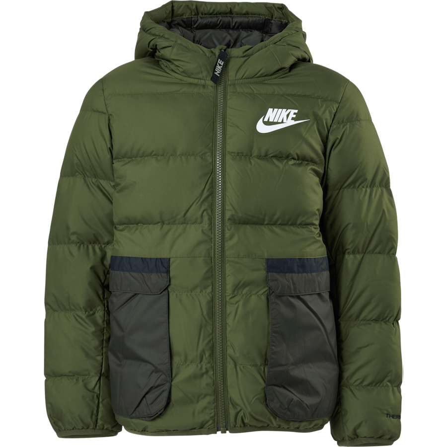 Sportswear Big Kids’ Down-fill Rough Green/sequoia/white