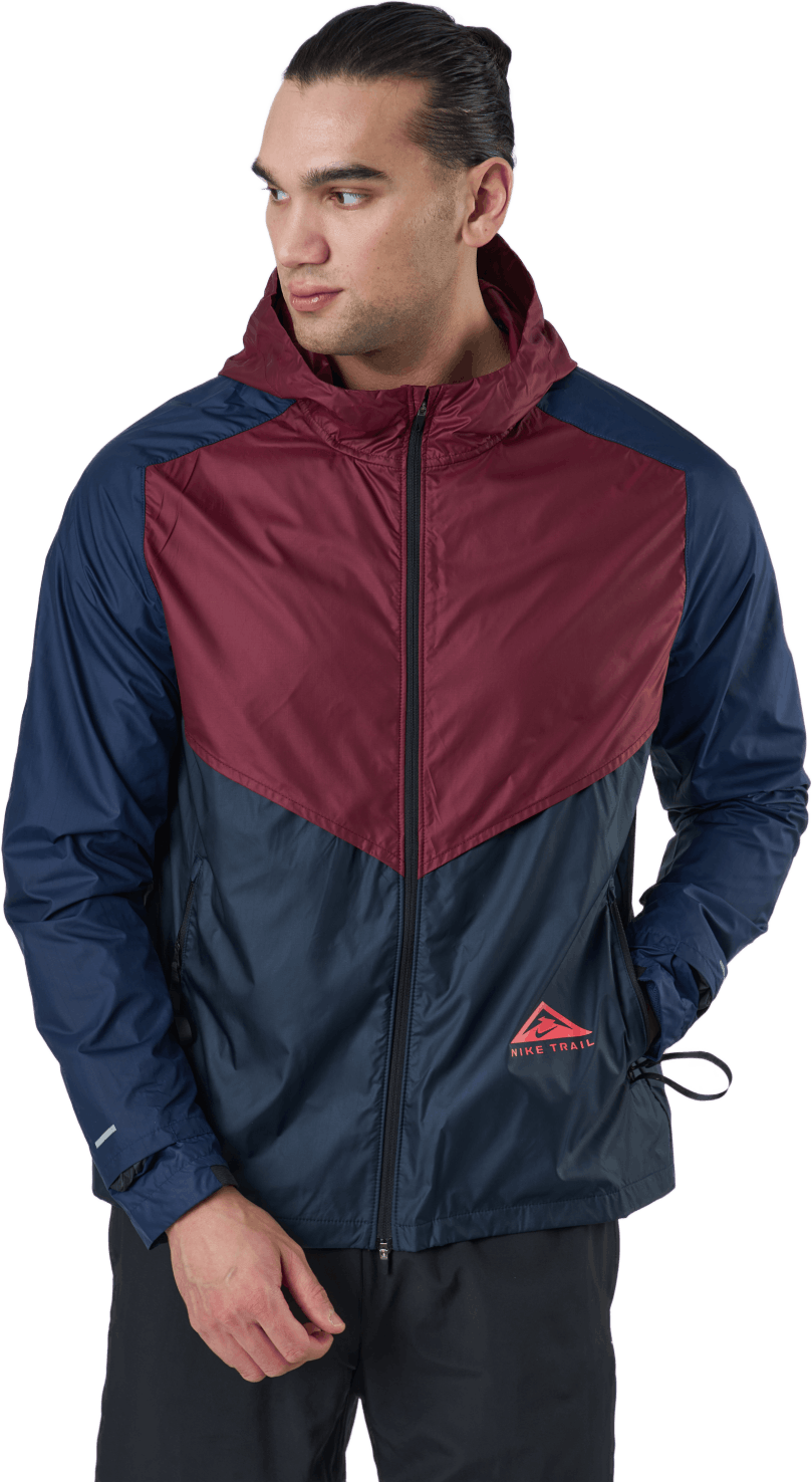 Windrunner Men's Trail Running Dark Beetroot/dark Obsidian/fu, Male, Ropa, chaquetas, Running, Azul, M