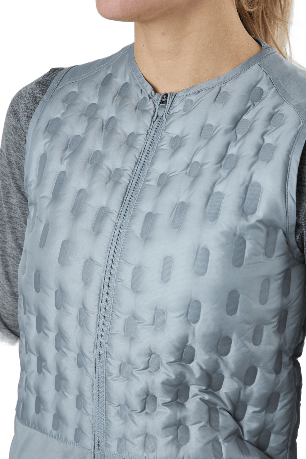 Therma-fit Adv Women's Downfil Particle Grey/reflective Silv - Bild 5