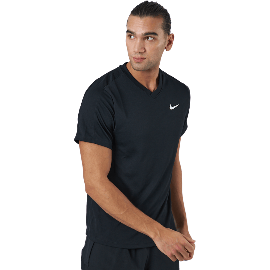 NikeCourt Dri-FIT Victory Men's Tennis Top BLACK/BLACK/WHITE - Bild 2