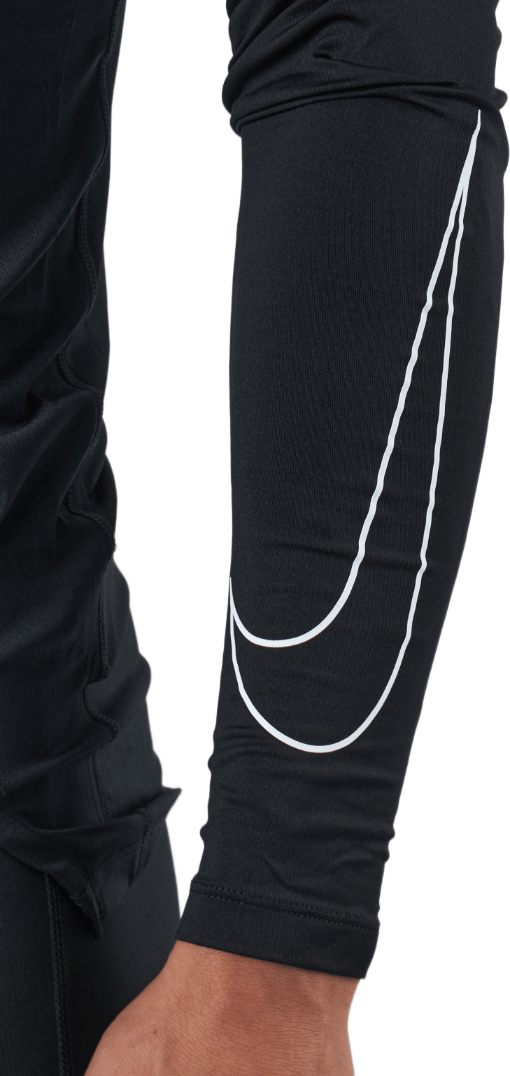 Nike Pro Dri-FIT Men's Tight Fit Long-Sleeve Top BLACK/WHITE - Bild 5