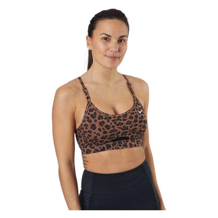 Dri-fit Indy Women's Light-sup Archaeo Brown/black/white, Female, Apparels, Sports Bras, Workout, Multi color, XS