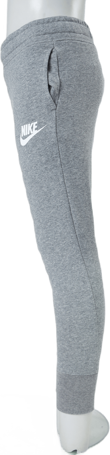 Sportswear Club Big Kids' (Girls') French Terry Pants CARBON HEATHER/WHITE - Bild 2