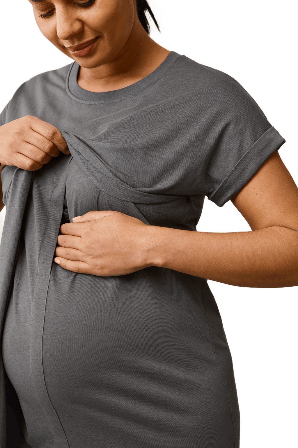 The-shirt Dress Willow Green - Bild 4