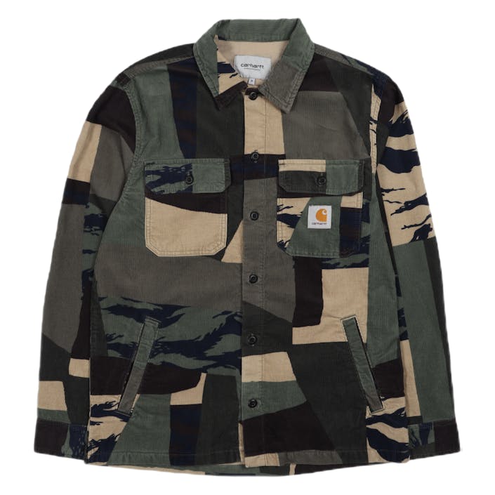Dixon Shirt Jac Camo Mend, Unisex, Abbigliamento, giacche, Multi colore, XL