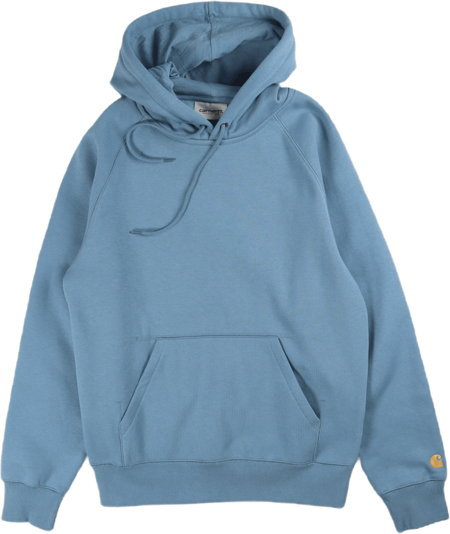 Hooded Chase Sweat Icy Water / Gold, Unisex, Odzież, bluzy i bluzy, Niebieski, L