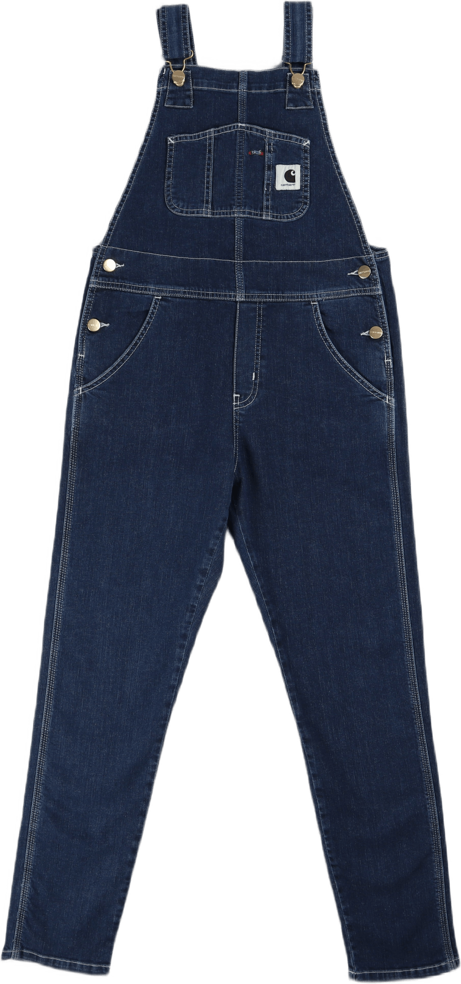 W' Bib Overall Blue, Female, Apparels, Bottoms, Blue, L