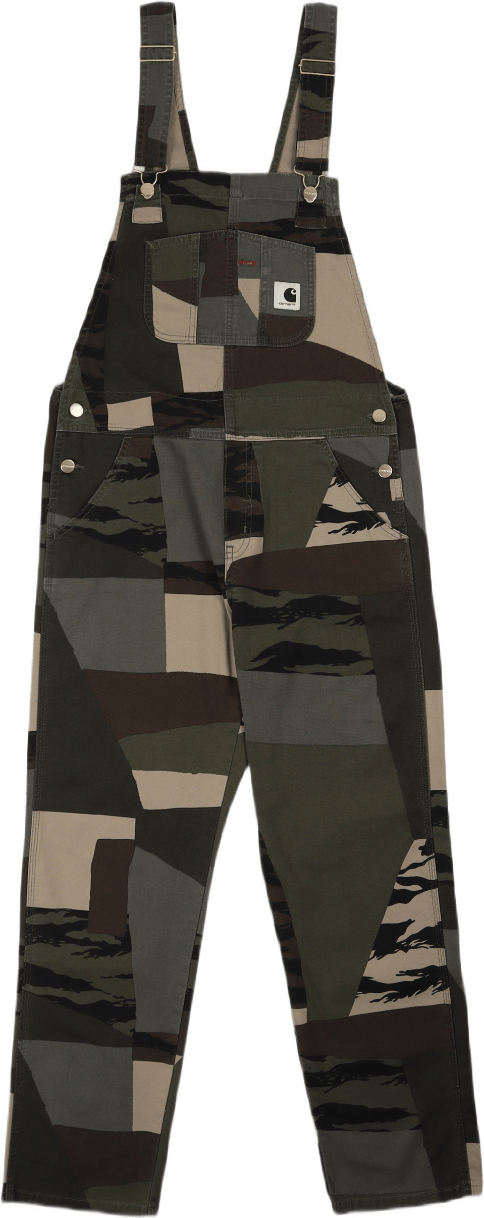 W’ Bib Overall Straight Camo Mend
