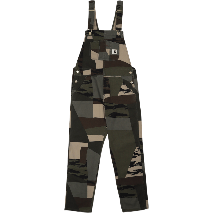 W’ Bib Overall Straight Camo Mend