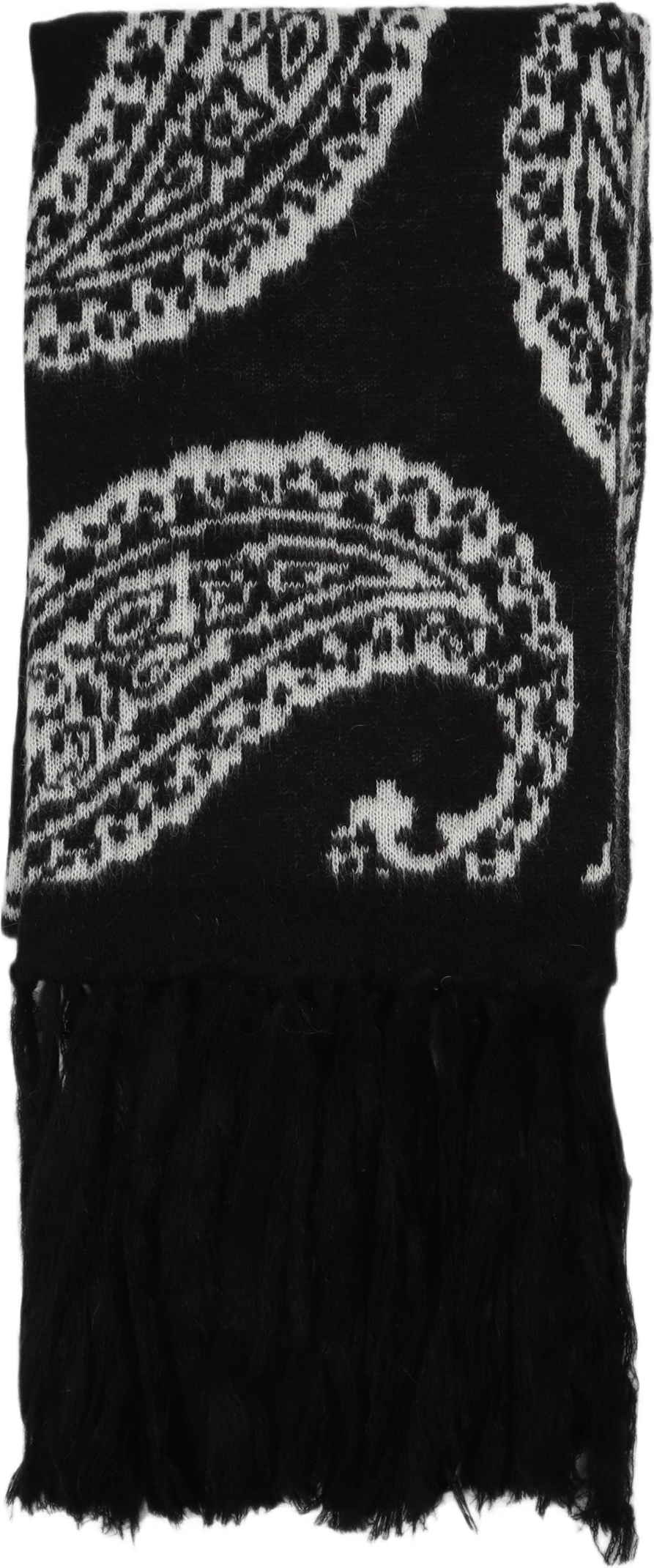 216562 Sciarpa/scarf 99 Black, Unisex, Klær, annet tilbehør, Svart, ONESIZE