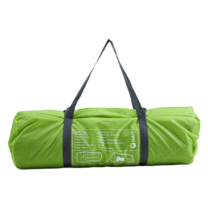 Luola Tent 2p Lime Punch, Unisex, Utstyr, Turutstyr, Grønn, ONESIZE